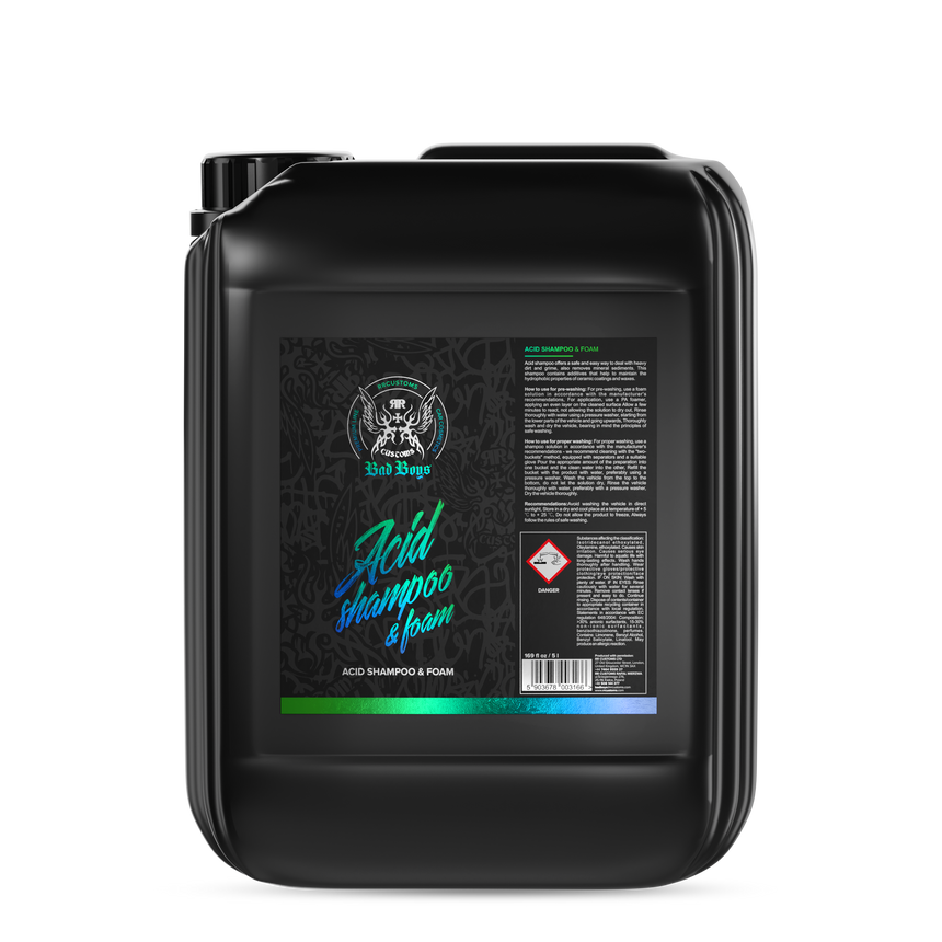 Acid Shampoo & Foam | Kyselý autošampon & aktivní pěna 5L