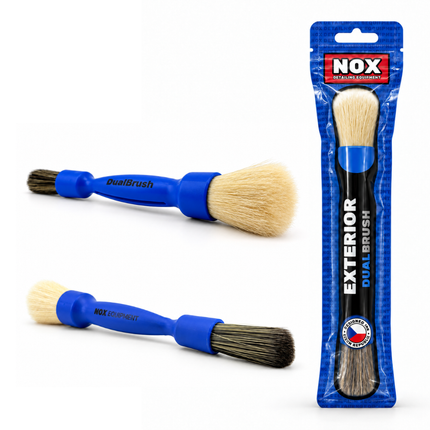 Dva štětce Exterior DualBrush™ a balení NOX Equipment