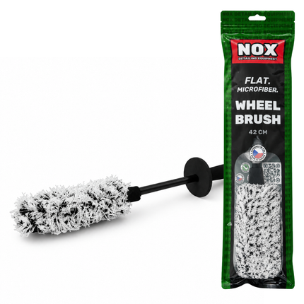 Kartáč Microfiber Flat WheelBrush™ 42 cm a zelené balení NOX Equipment