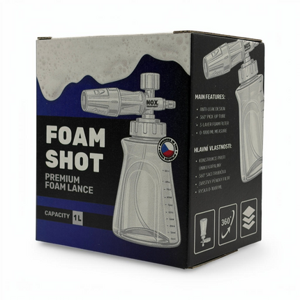 Krabice napěňovače FoamShot™ Premium Foam Lance 1 l