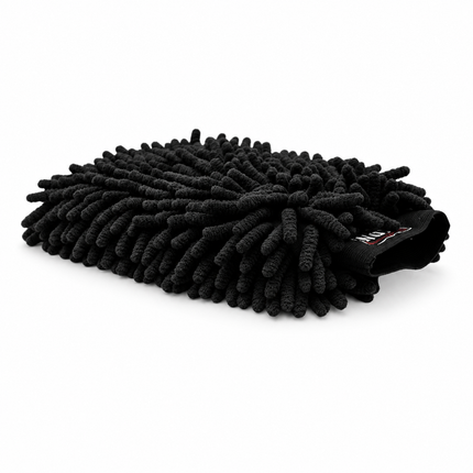 Černá žinylková mycí rukavice ChenilleWash™ Black