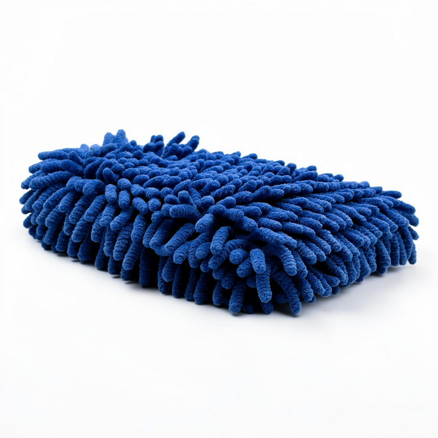 ChenilleWash Blue | Žinylková mycí rukavice